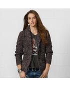 Denim & Supply Ralph Lauren Woolsilk Shawl Cardigan - Lyst