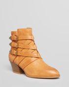 Enzo Angiolini Western Booties Misoa - Lyst