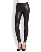 J Brand Emmi Leather Moto Pants - Lyst
