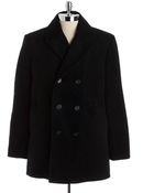 Lauren by Ralph Lauren Double Breasted Insulated Peacoat - Lyst