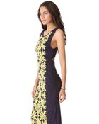 Mara Hoffman Applique Column Dress - Lyst