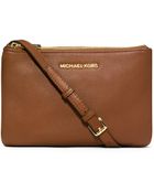 Michael Kors Michael Bedford Gusset Crossbody Bag - Lyst
