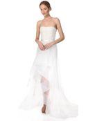 Reem Acra Glamour Drizzle Skirt - Lyst