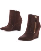 Steven By Steve Madden Meter Wedge Booties - Lyst