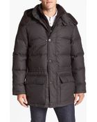 Vince Camuto Quilted Hooded Anorak - Lyst