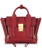3.1 Phillip Lim Crimson Leather Pashli Mini Satchel - Lyst