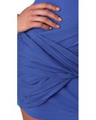 Alice + Olivia Alice Olivia One Shoulder Goddess Dress - Lyst