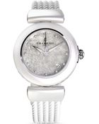 Charriol Ael Crystal Round Steel Watch, 33Mm - Lyst