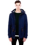 Pull&Bear Hooded Parka - Lyst