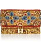 Dolce & Gabbana Miss Dolce Embellished Brocade Clutch - Lyst
