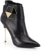 Nicholas Kirkwood Hexagon Leather Ankle Boots - Lyst
