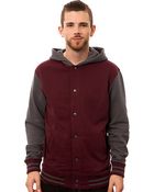 Vans The University Hooded Varsity Jacket - Lyst