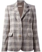 Wunderkind Check Blazer - Lyst