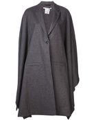 Givenchy Button Front Cape - Lyst