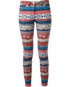 Kenzo Patterned Trouser - Lyst
