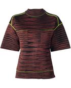 M Missoni Striped Top - Lyst