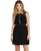 BCBGeneration Release-Pleat Sleeveless Dress - Lyst