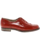 Asos Match Leather Brogues - Lyst