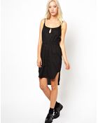 Chalayan Grey Line Keyhole Dress - Lyst