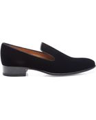 Ferragamo Rimella Velvet Slippers - Lyst