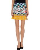 Love Moschino Mini Skirt - Lyst
