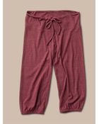 Alternative Apparel Eco-Jersey Crop Pants - Lyst