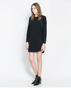 Zara Dress with Zips - Lyst
