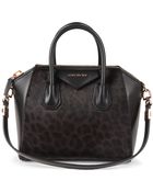 Givenchy Antigona Small Leopardprint Tote - Lyst