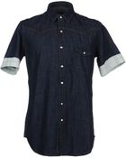 McQ by Alexander McQueen Denim Shirt - Lyst