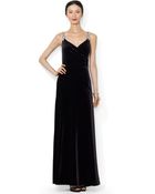 Lauren by Ralph Lauren Sleeveless Velvet Sweetheart Gown - Lyst