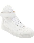 Givenchy High Top Metal Plated Ankle Strap Sneaker - Lyst