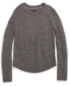 Tommy Hilfiger Crew Neck Open Knit Sweater - Lyst