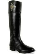 Tory Burch Kiernan - Leather Riding Boot - Lyst