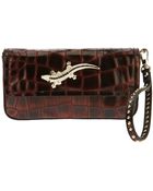 Class Roberto Cavalli Lizard Clutch - Lyst
