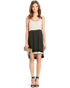 Diane von Furstenberg Abrielle Crystal Scoopneck Dress - Lyst