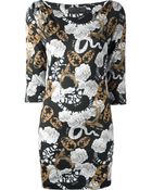 Philipp Plein Printed Dress - Lyst