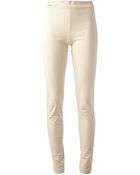 Ralph Lauren Blue Label Cotton Blend Skinny Trouser - Lyst