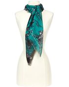 Oscar de la Renta Balloon Toile Print Scarf - Lyst