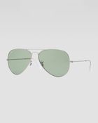 Ray-Ban Original Aviator Sunglasses Silvergreen - Lyst