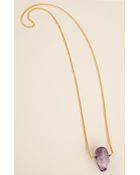 Spell Petite Amethyst Skull Necklace - Lyst