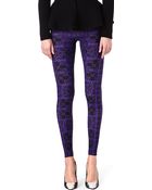 Alexander McQueen Printed Leggings - Lyst