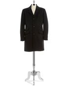 Vince Camuto Button-Front Wool Coat - Lyst