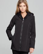DKNY Sweatshirt Trimmed Anorak Jacket - Lyst