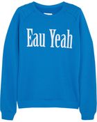 Zoe Karssen Eau Yeah Cottonblend Jersey Sweatshirt - Lyst