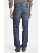 7 For All Mankind Standard Straight Leg Jeans - Lyst
