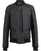 Gareth Pugh Waxed Bomber Jacket - Lyst