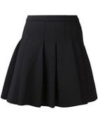 T By Alexander Wang Pleated Strecth Skirt - Lyst