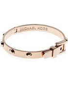 Michael Kors Buckle And Stud Bangle - Lyst