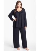 Midnight By Carole Hochman Forever Always Pajamas - Lyst