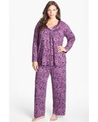 Midnight By Carole Hochman Forever Always Pajamas - Lyst